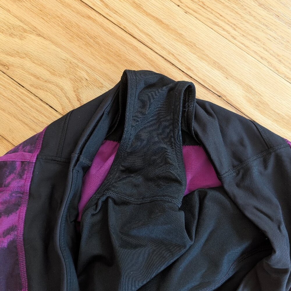 EUC Lululemon Run Times Short 4-way Stretch Breezie Regal Plum Black Women's 6 S - Picture 7 of 8